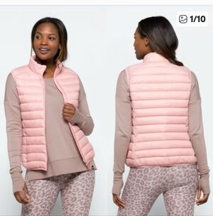 Save the Duck Light Pink Puffer Vest